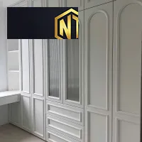 TỦ QUẦN ÁO GỖ MDF PHỦ MELAMINE MẪU 08
